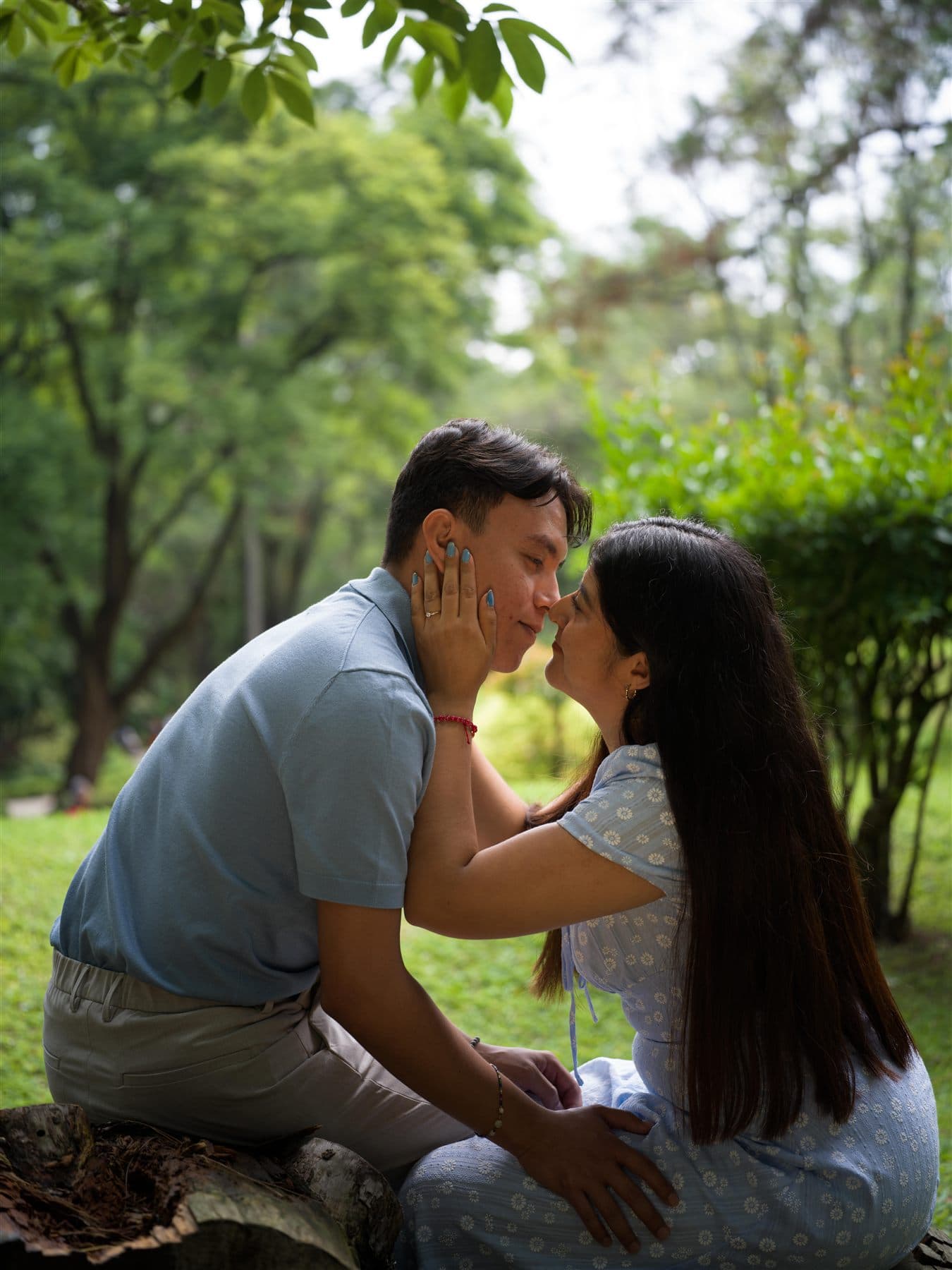 Rocío y Ángel, momento íntimo